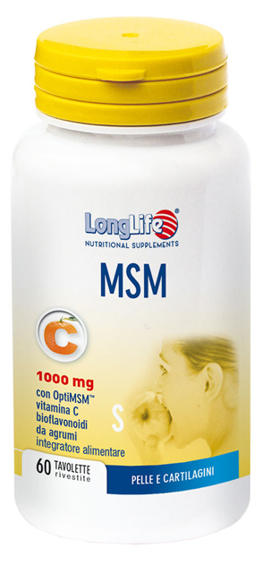 LONGLIFE MSM 1000 MG 60 TAVOLETTE - pharmaonline24.it