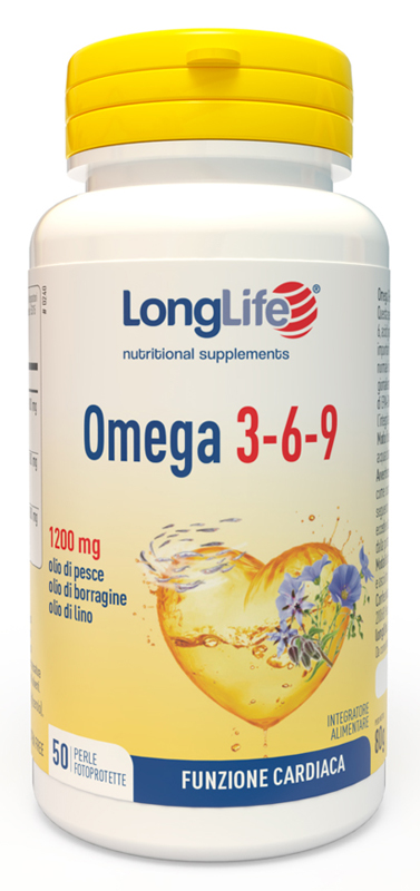 LONGLIFE OMEGA 3-6-9 50 PERLE FOTOPROTETTE - pharmaonline24.it