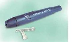 PENNA PUNGIDITO ACCU-CHEK SOFTCLIX + 25 LANCETTE SOFTCLIX + MANUALE DI UTILIZZO - pharmaonline24.it