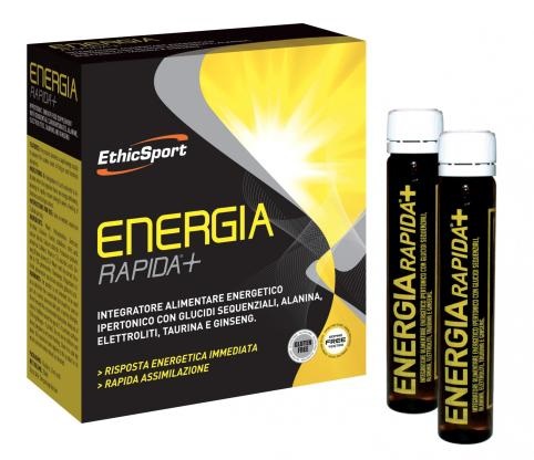 ETHICSPORT ENERGIA RAPIDA+ 10 FLACONCINI 25 ML - pharmaonline24.it