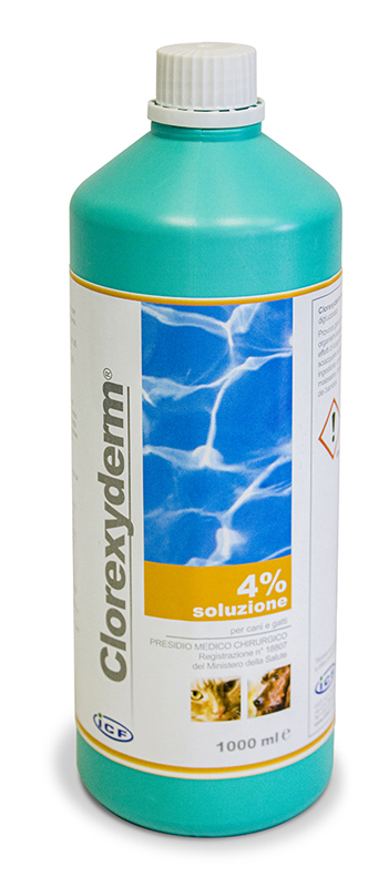 CLOREXYDERM SOLUZIONE 4% 1000 ML - pharmaonline24.it