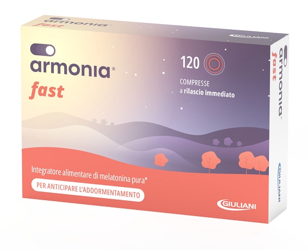 ARMONIA FAST 1 MG MELATONINA 120 COMPRESSE - pharmaonline24.it