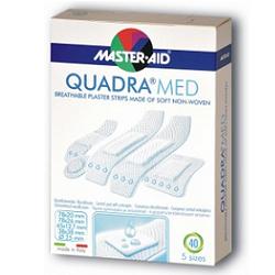 CEROTTO MASTER-AID QUADRA DERMOATTIVO FORMATI ASSORTITI 40 PEZZI - pharmaonline24.it