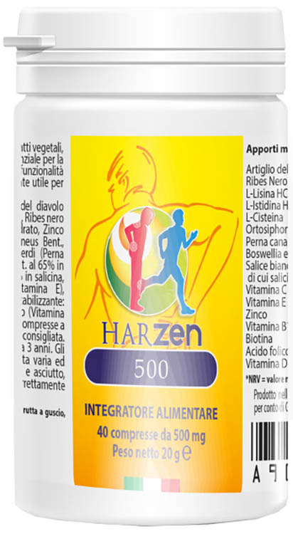 HARZEN 500 40 COMPRESSE - pharmaonline24.it