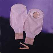 SACCA A FONDO APERTO OPACA CON PELLICOLA DI RIVESTIMENTO DISPOSITIVO DUE PEZZI CON SISTEMA DI AGGANCIO ATRAUMATICO SENZA VELCRO CONSECURA 35MM 10 PEZZI - pharmaonline24.it