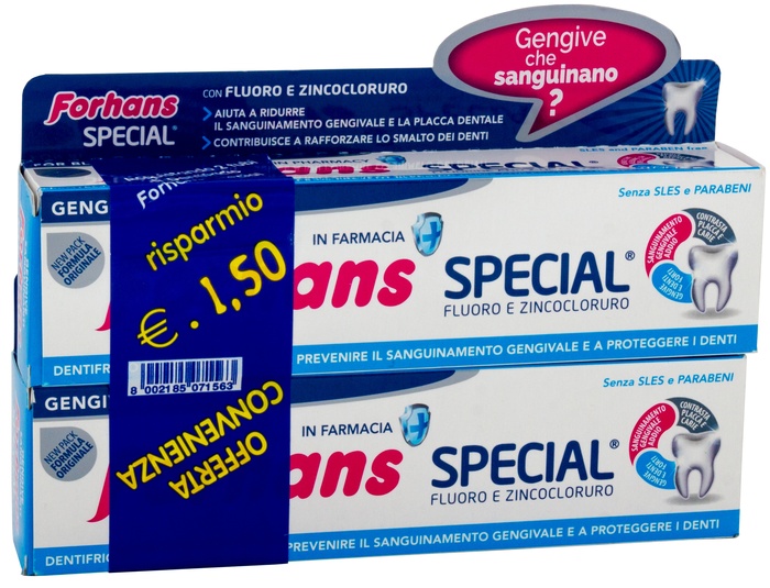 FORHANS SP DENTIF 2X75ML - pharmaonline24.it