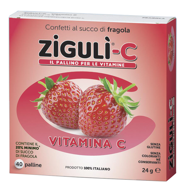ZIGULI C FRAGOLA 40 CONFETTI 24 G - pharmaonline24.it