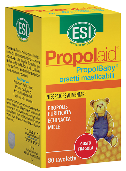 ESI PROPOLAID ORSETTI JUNIOR 80 TAVOLETTE - pharmaonline24.it