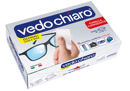 VEDOCHIARO OCCHIALI 16 SALVIETTE UMIDIFICATE - pharmaonline24.it