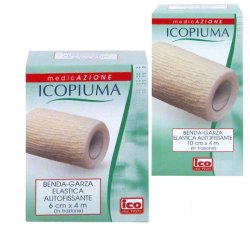 ICOPIUMA BENDA GARZA ELASTICA AUTOFISSANTE CM8X4MT - pharmaonline24.it
