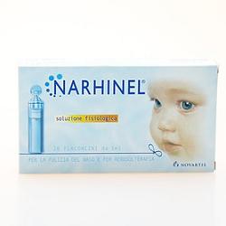SOLUZIONE FISIOLOGICA PER ASPIRATORE NASALE NARHINEL 20 FIALE DA 5ML - pharmaonline24.it