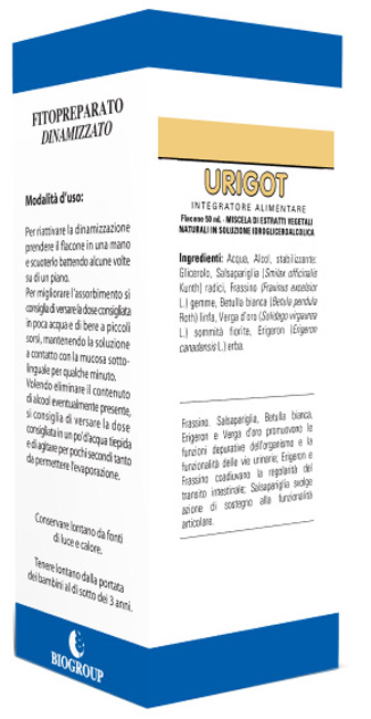 URIGOT 50 ML SOLUZIONE IDROALCOLICA - pharmaonline24.it