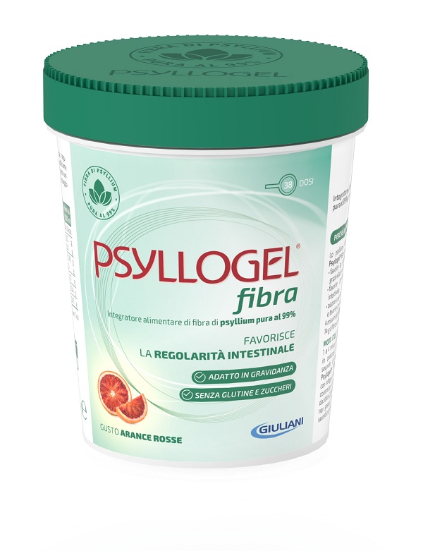 PSYLLOGEL FIBRA ARANCE ROSSE VASO 170 G - pharmaonline24.it
