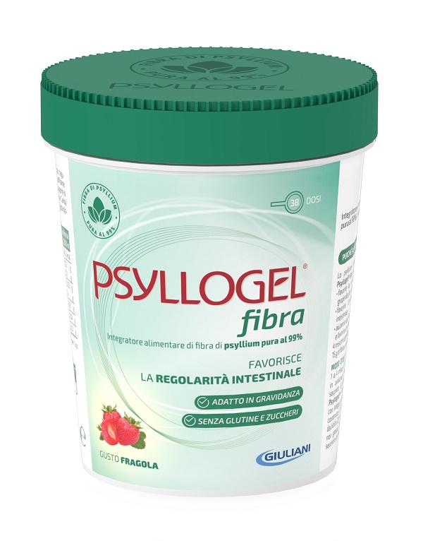 PSYLLOGEL FIBRA FRAGOLA VASO 170 G - pharmaonline24.it