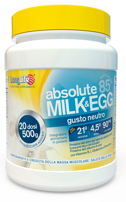 LONGLIFE ABSOLUTE MILK&EGG 500 G - pharmaonline24.it