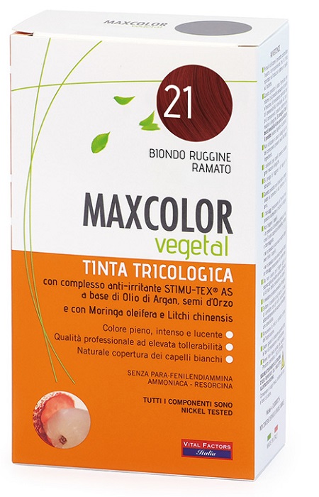 MAX COLOR VEGETAL 21 TINTURA 140 ML - pharmaonline24.it