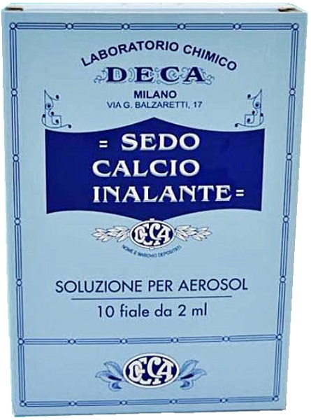 SEDO CALCIO INALANTE SOLUZIONE AEROSOL 10 FIALE 2 ML - pharmaonline24.it