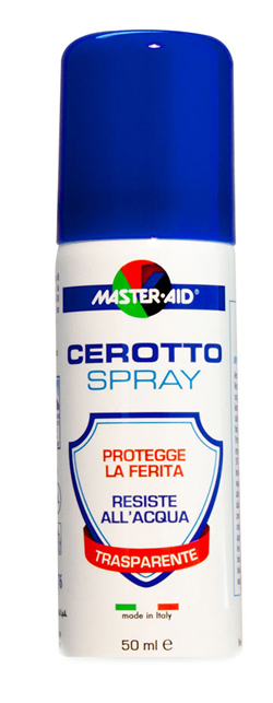 CEROTTO SPRAY MASTER-AID FLACONE 50ML CIRCA 80 APPLICAZIONI - pharmaonline24.it