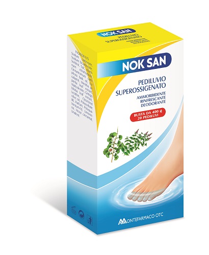 NOK SAN PEDILUVIO SUPEROSSIGENATO 400 G - pharmaonline24.it