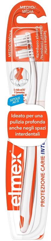 ELMEX INTERX SPAZZOLINO PROTEZIONE CARIE TESTINA CORTA - pharmaonline24.it