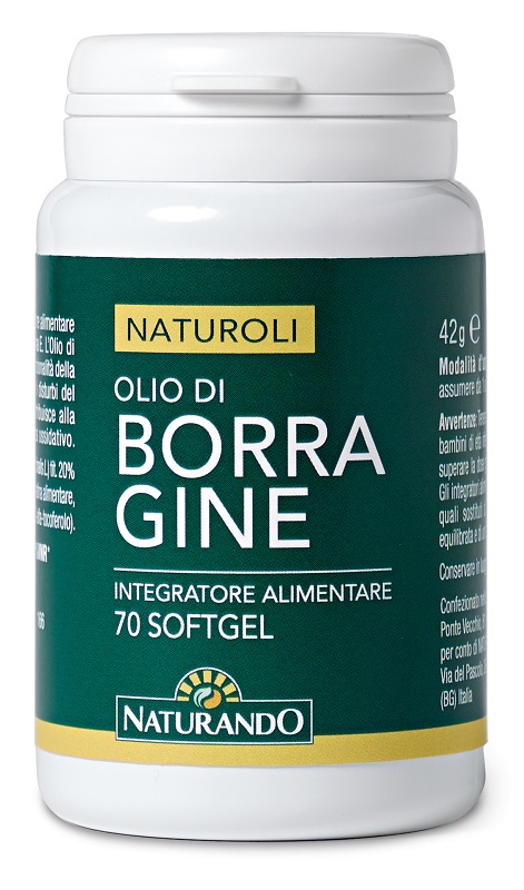 NATUROLI OLIO DI BORRAGINE 70 SOFTGEL - pharmaonline24.it