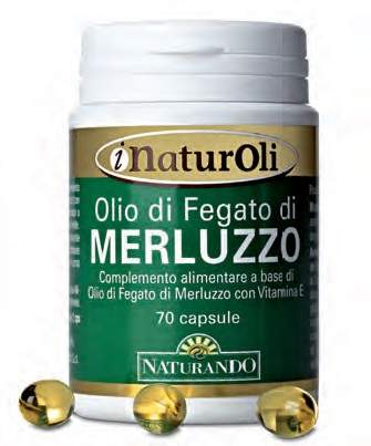 NATUROLI OLIO DI FEGATO DI MERLUZZO 70 CAPSULE MOLLI - pharmaonline24.it