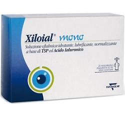 SOLUZIONE OFTALMICA IDRATANTE LUBRIFICANTE XILOIAL 20 MONODOSE DA 0,5ML - pharmaonline24.it