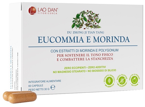 EUCOMMIA MORINDA 60 CAPSULE - pharmaonline24.it