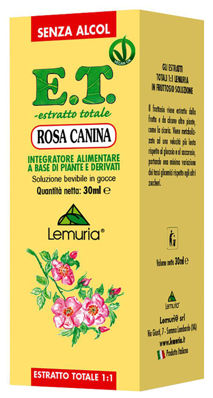 ET ESTRATTO TOTALE ROSA CANINA 30 ML SENZA ALCOL - pharmaonline24.it