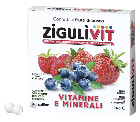 ZIGULI VIT FRUTTIBOSCO 40 CONFETTI - pharmaonline24.it