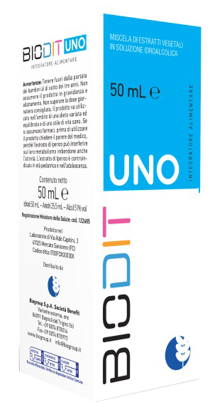 BIODIT UNO SOLUZIONE IDROALCOLICA 50 ML - pharmaonline24.it