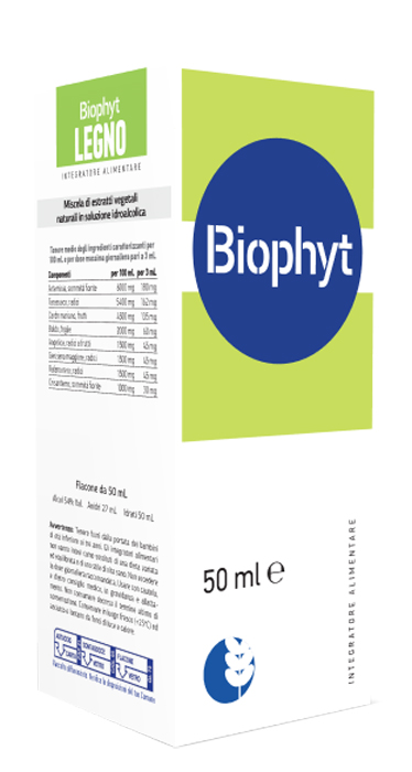 BIOPHYT LEGNO 50 ML SOLUZIONE IDROALCOLICA - pharmaonline24.it