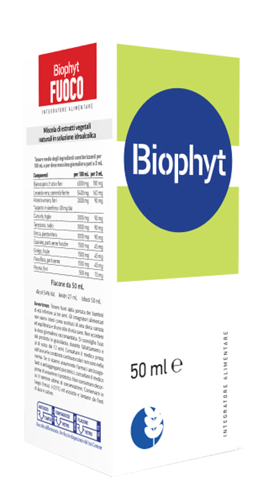 BIOPHYT FUOCO 50 ML SOLUZIONE IDROALCOLICA - pharmaonline24.it