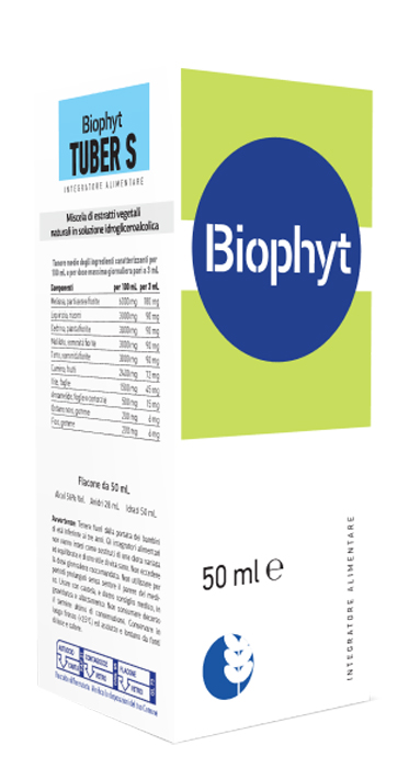 BIOPHYT TUBER S 50 ML SOLUZIONE IDROALCOLICA - pharmaonline24.it