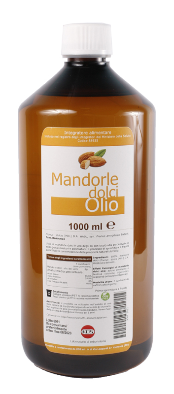 MANDORLE DOLCI OLIO 1000 ML - pharmaonline24.it