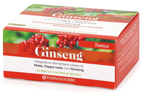 FIALE GINSENG 20 FLACONCINI 10 ML - pharmaonline24.it
