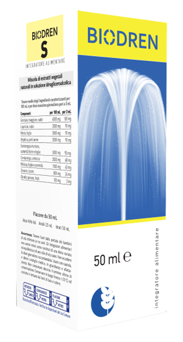 BIODREN S SOLUZIONE IDROALCOLICA 50 ML - pharmaonline24.it