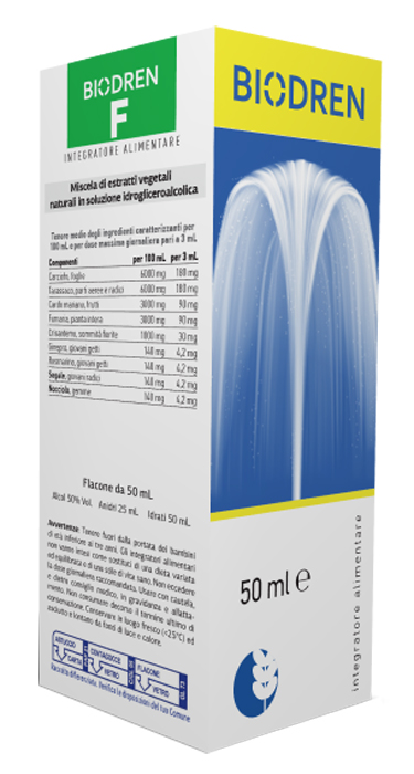 BIODREN F 50 ML SOLUZIONE IDROALCOLICA - pharmaonline24.it