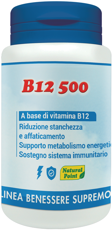 B12 500 CIANOCOBALAMINA 100 CAPSULE VEGETALI - pharmaonline24.it