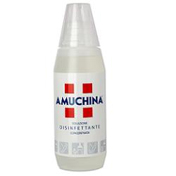 DISINFETTANTE IGIENIZZANTE A BASE DI IPOCLORITO DI SODIO ANTIMICROBICO AD AMPIO SPETTRO D'AZIONE AMUCHINA LIQUIDA 100% 500 ML - pharmaonline24.it