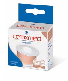 CEROTTO IN ROCCHETTO CEROXMED AERATO IN TESSUTO ROSA 500X2,50 CM 1 PEZZO - pharmaonline24.it