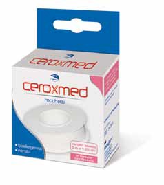 CEROTTO ADESIVO IN ROCCHETTO CEROXMED IN TESSUTO NON TESSUTO AERATO IPOALLERGENICO BIANCO 500X1,25 CM 1 PEZZO - pharmaonline24.it