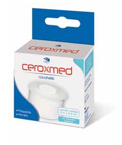 CEROTTO IN ROCCHETTO CEROXMED AERATO IN TESSUTO BIANCO 500X2,50 CM 1 PEZZO - pharmaonline24.it