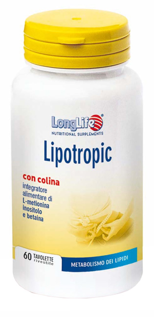 LONGLIFE LIPOTROPIC 60 TAVOLETTE RIVESTITE DA 1,5 G - pharmaonline24.it