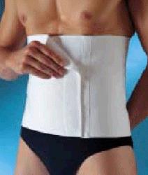 CIZETA ORTO' FLEXA FASCIA POSTOPERATORIA H 27 LEGGERA POLIESTENSIVA COTONE BIANCO 2 - pharmaonline24.it