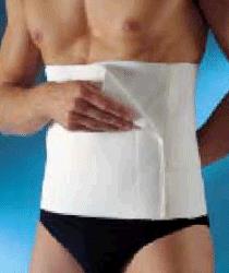 CIZETA ORTO' FLEXA FASCIA POSTOPERATORIA H 27 JOLLY A TRE STRISCE UNITE BIANCO 5 - pharmaonline24.it