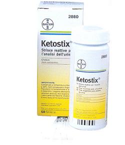 STRISCE MISURAZIONE CHETONURIA KETOSTIX 50 PEZZI - pharmaonline24.it