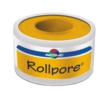 CEROTTO IN ROCCHETTO MASTER-AID ROLLPORE TESSUTO NON TESSUTO 5X5 - pharmaonline24.it