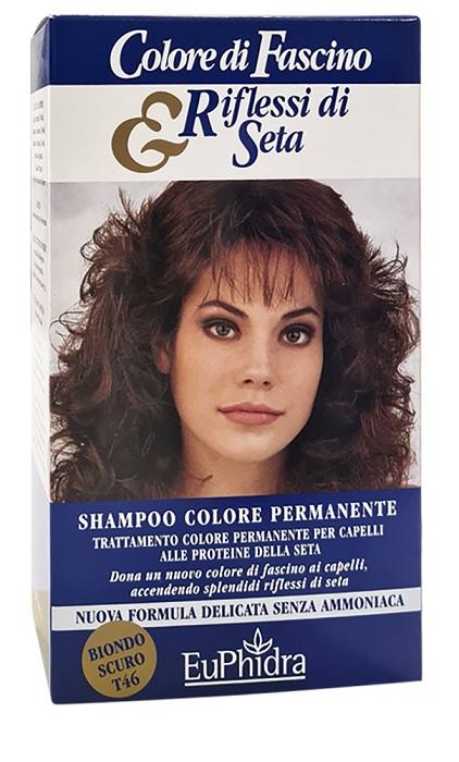 EUPHIDRA COLORE DI FASCINO & RIFLESSI DI SETA SHAMPOO COLORE PERMANENTE 46 BIONDO SCURO 120 ML - pharmaonline24.it