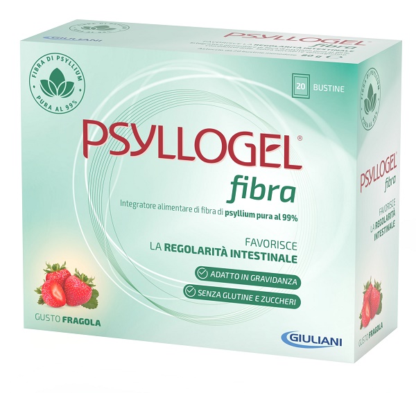 PSYLLOGEL FIBRA FRAGOLA 20 BUSTINE - pharmaonline24.it